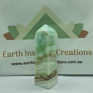 blue calcite tower