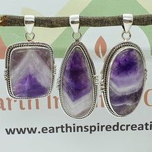 Load image into Gallery viewer, Chevron Amethyst Jewellery