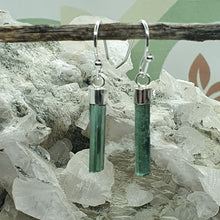 Load image into Gallery viewer, Green Tourmaline Earrings