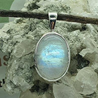 Moonstone and Solid Sterling Silver Pendants