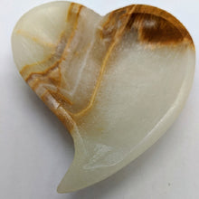 Load image into Gallery viewer, Banded Onyx Curved Heart Dish