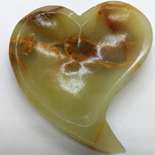 Load image into Gallery viewer, Banded Onyx Curved Heart Dish