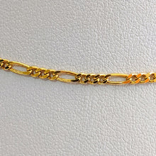Load image into Gallery viewer, gold figaro necklace