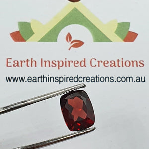 faceted garnet