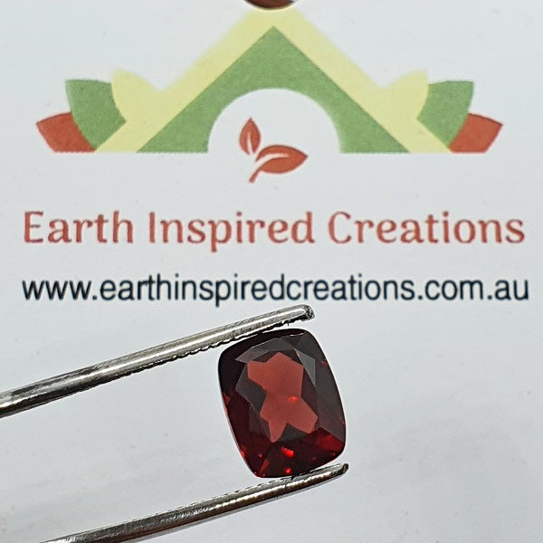 faceted garnet