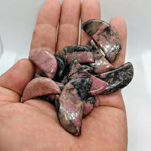 Rhodonite Half Moon
