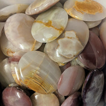 Load image into Gallery viewer, Banded Onyx Palm Stones