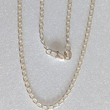 Load image into Gallery viewer, Long Curb Sterling Silver Necklace