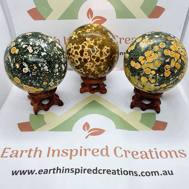 Ocean Jasper Spheres