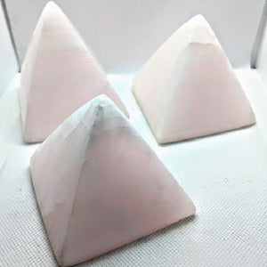 Pink Calcite Pyramids