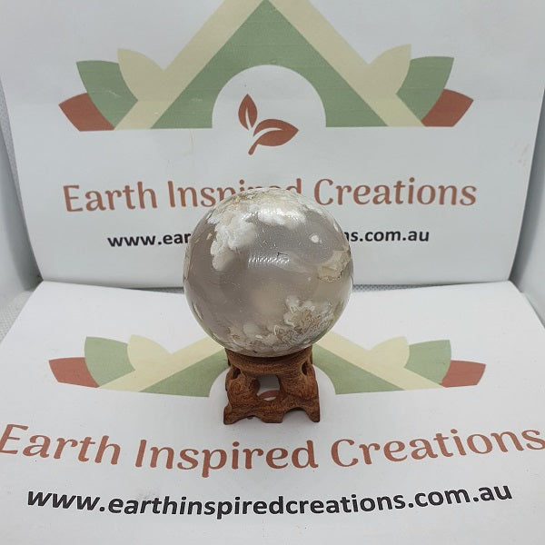 Plume Agate Spheres