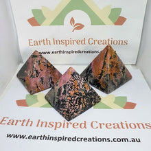 Load image into Gallery viewer, Rhodonite Pyramids