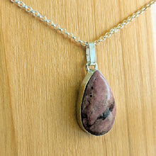 Load image into Gallery viewer, Rhodonite pendant