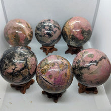Load image into Gallery viewer, Rhodonite Spheres