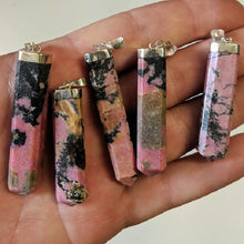 Load image into Gallery viewer, rhodonite pendants