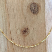 Load image into Gallery viewer, gold rollo chain