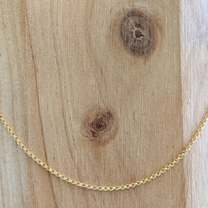 gold rollo chain