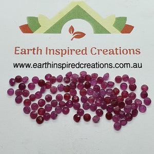 Round Brilliant Rubies