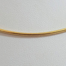 Load image into Gallery viewer, Gold snake chain