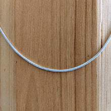Load image into Gallery viewer, Silver snake necklace chain
